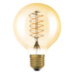 Ledvance Vintage 1906 LED E27 Globe Goud 4.8W 420lm - 822 Zeer Warm Wit | Dimbaar - Vervangt 37W