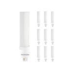 Voordeelpak 10x Noxion Lucent LED PL-C EM 6.5W 830 | Warm Wit - 2-Pin - Vervangt 18W
