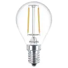 Philips Corepro LED Lustre E14 Kogel Filament Helder 2W 250lm - 827 Zeer Warm Wit | Vervangt 25W