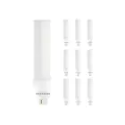 Voordeelpak 10x Noxion Lucent LED PL-C EM 6.5W 830 | Warm Wit - 2-Pin - Vervangt 18W
